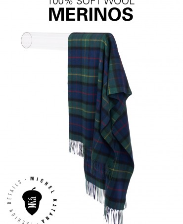 Палантин Унисекс TQ.W220_VM2020-25/BLUE.VERT